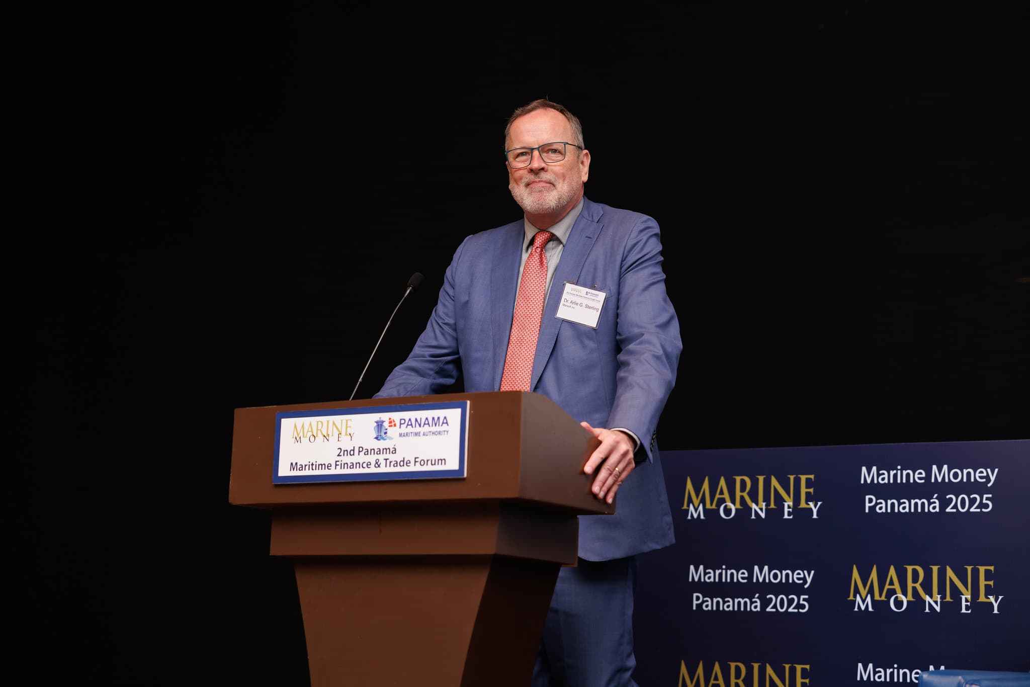 Marsoft's President Arlie Sterling Presents at the Panamá Maritime Finance & Trade Forum